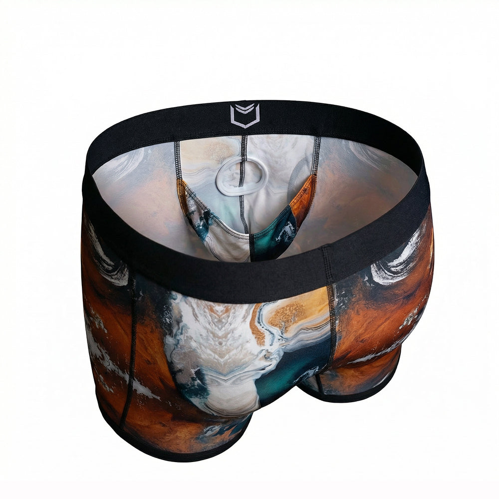 SHEATH V Bamboo Elements Men's Pouch Boxer Brief 8" (5 Pack)