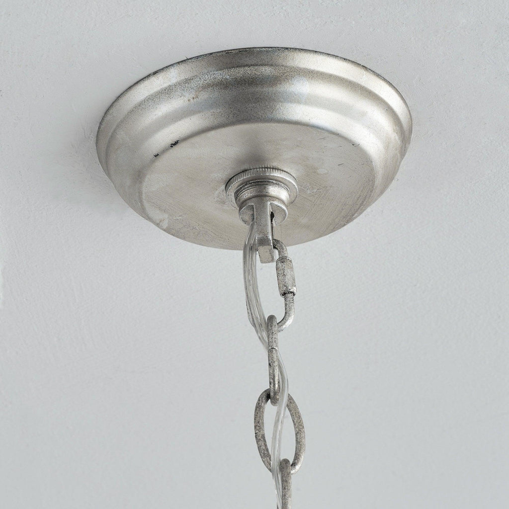 4-Light Iron Modern Island Pendant Lighting with Acrylic Lens