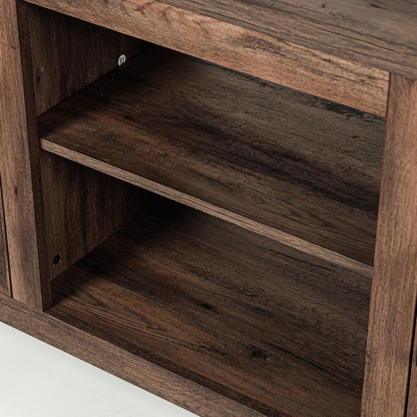 Farmhouse TV Stand for 58 Inch TV Storage Cabinet for Living Room