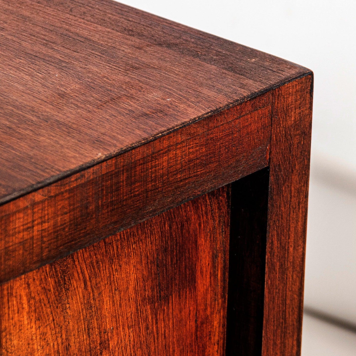 Modern Assembled Brown 2-Drawer Cabinet Night Stand