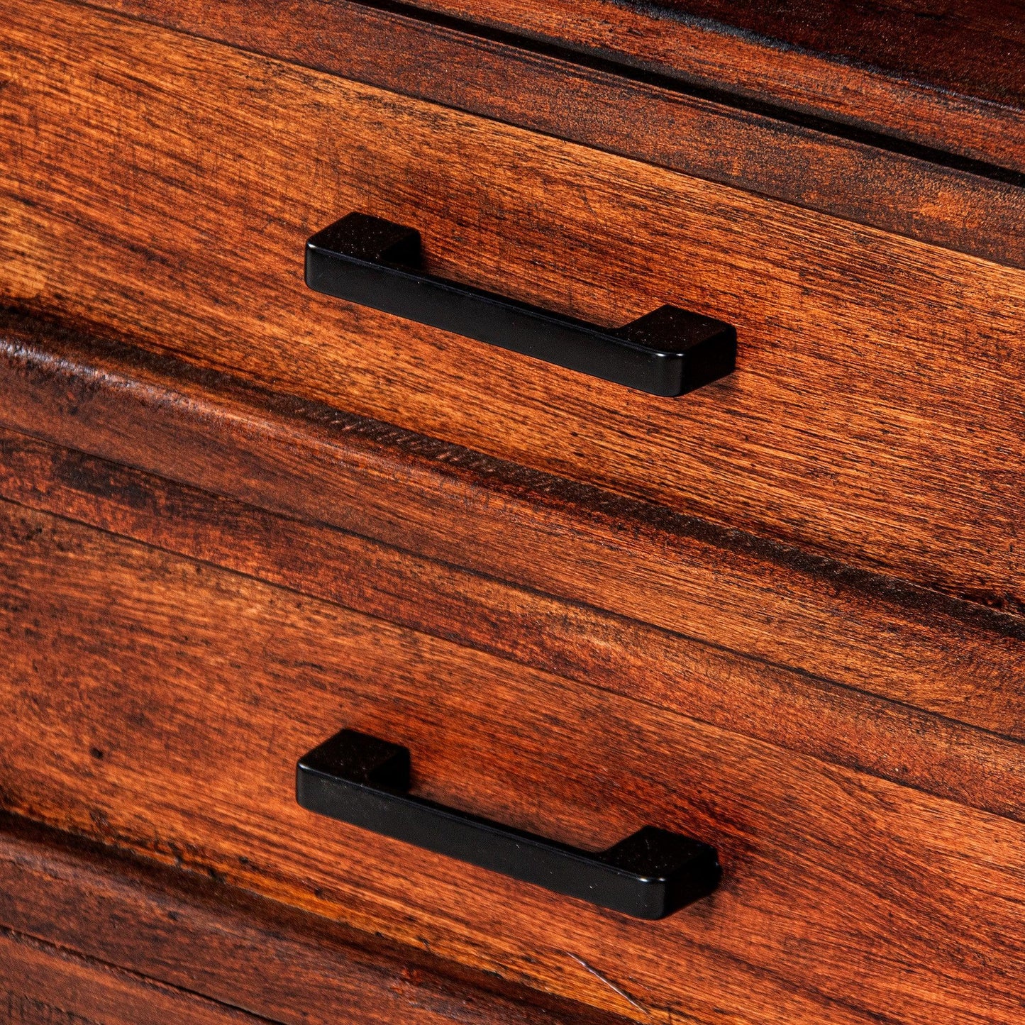 Modern Assembled Brown 2-Drawer Cabinet Night Stand