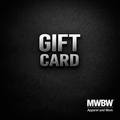MWBW Solid Color Gift Card – Black Design Digital Gift Card