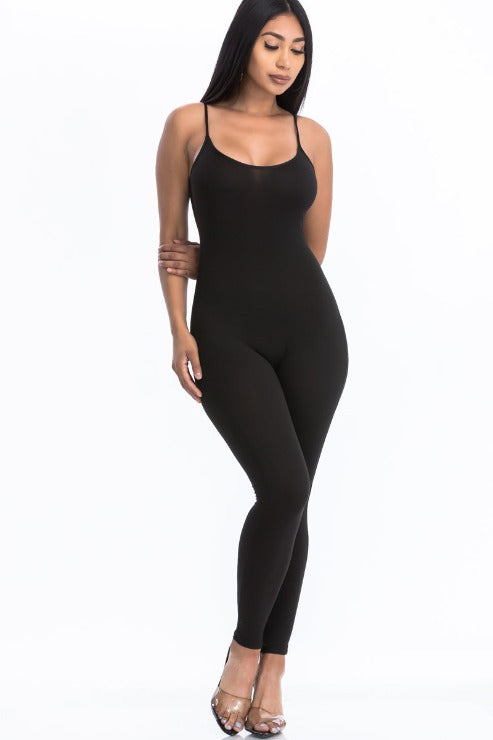 Solid Bodycon Cami Jumpsuit (CAPELLA)