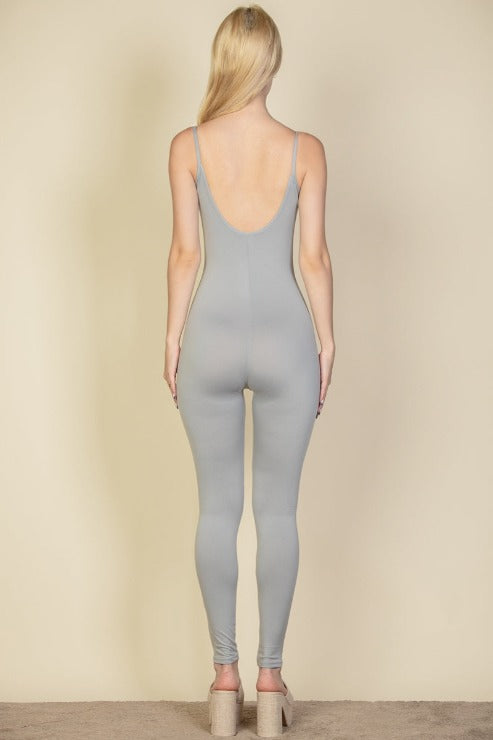 Solid Bodycon Cami Jumpsuit (CAPELLA)