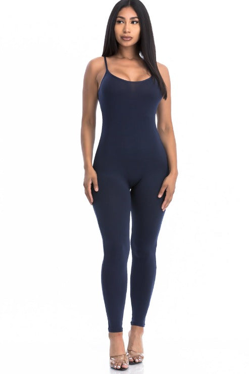 Solid Bodycon Cami Jumpsuit (CAPELLA)
