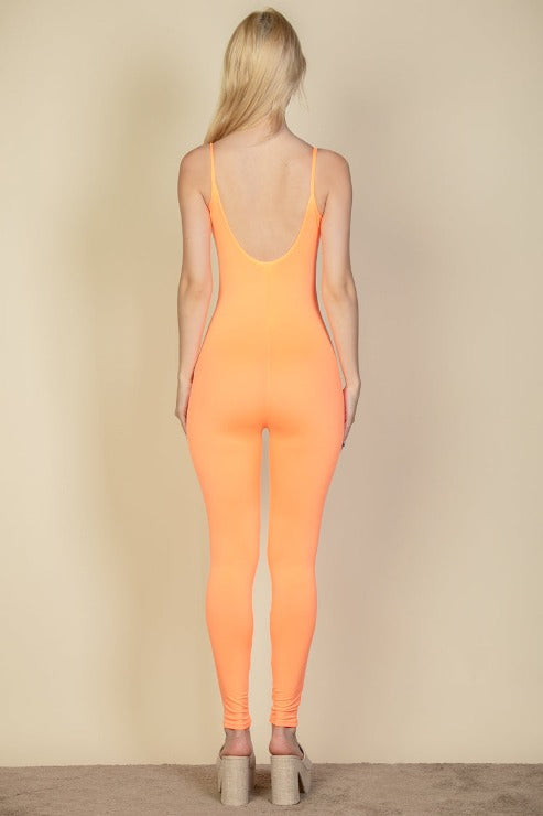 Solid Bodycon Cami Jumpsuit (CAPELLA)