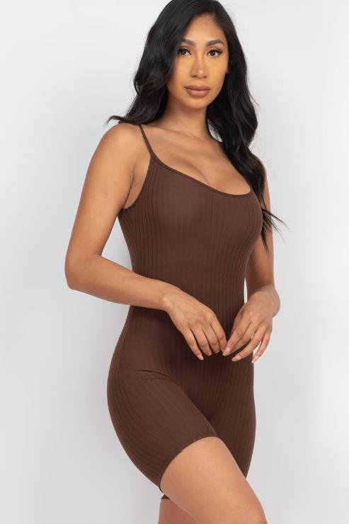 Ribbed Bodycon Romper (CAPELLA)