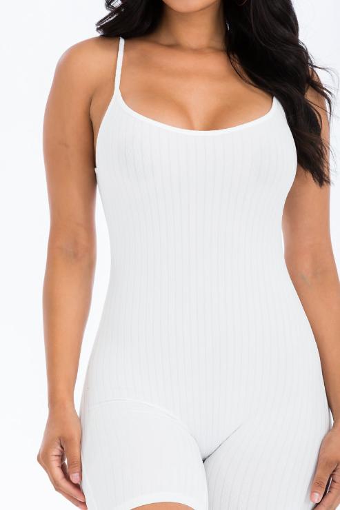 Ribbed Bodycon Romper (CAPELLA)