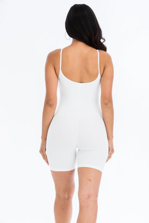 Ribbed Bodycon Romper (CAPELLA)