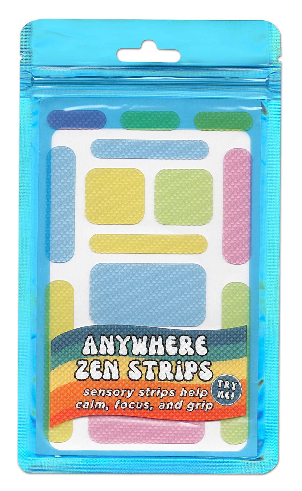Anywhere Zen Strips, Bumpy Pastel Colors