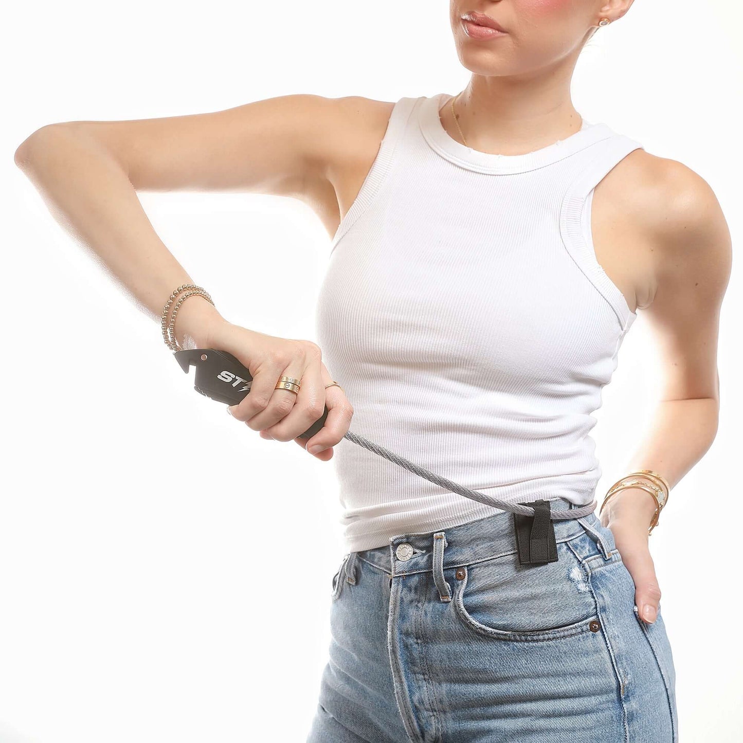 Stinger Concealed Carry Whip System: Car Emergency Tool with Seat Belt Cutter and Window Breaker