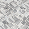 Bergamo Magic Pattern 12" x 12" Polished Marble Mesh-Mounted Mosaic Tile Pattern - MSI Collection