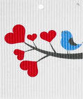 Wash Towel - Bird on Heart Branch