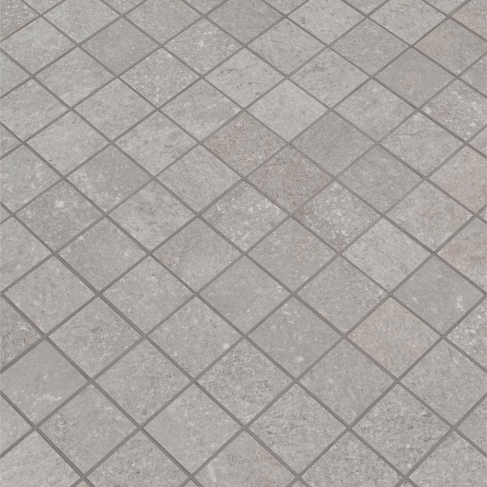 Brixstyle Glacier 12"x12" Glazed Porcelain Mesh-Mounted Mosaic Tile 2"x2" - MSI Collection