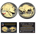 american buffalo indian head tribute coin front