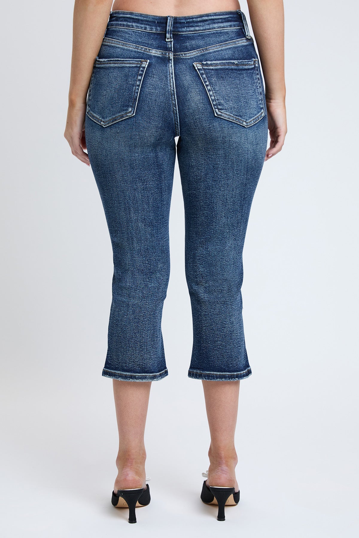 Women's Luxe High Rise Capri with Side Slit