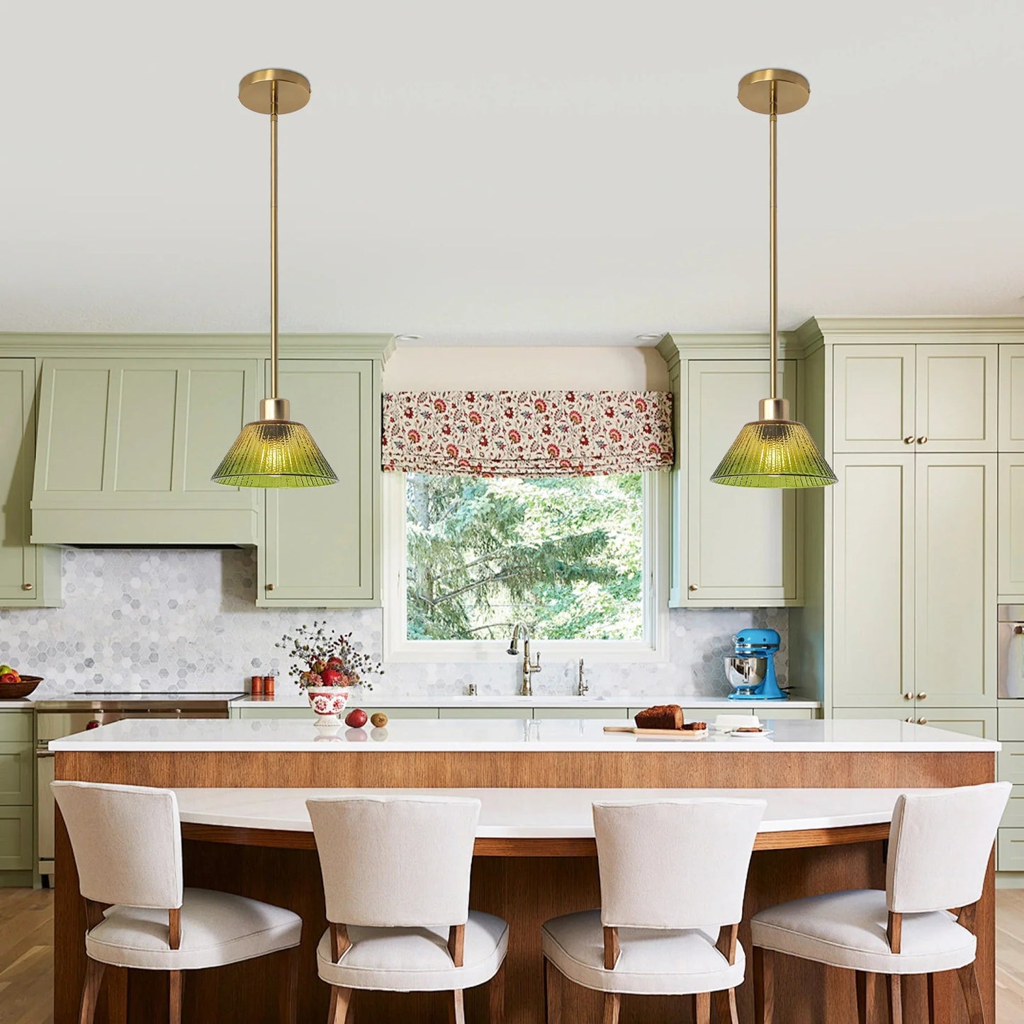 7.5 Inch Yetta 1-Light Island Pendant Light