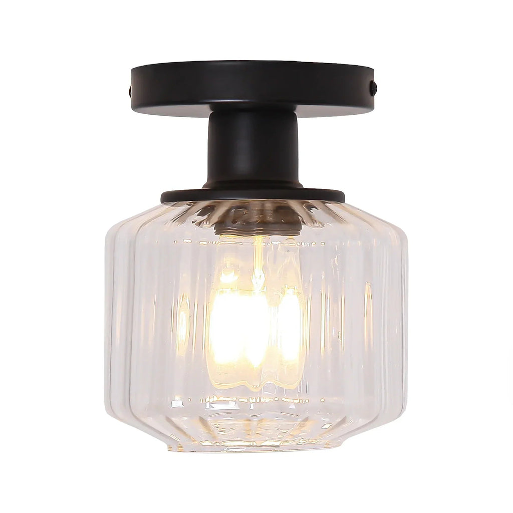 6 Inch Marico 1-Light Semi-Flush Mount Ceiling Light