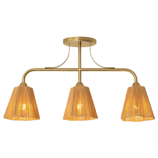 30 Inch Paddy 3-Light Chandelier