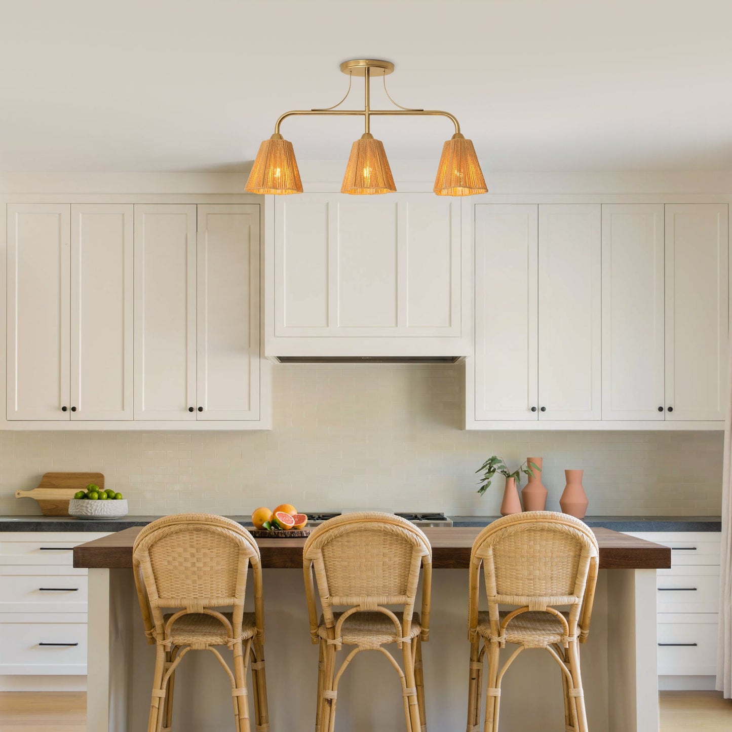 30 Inch Paddy 3-Light Chandelier