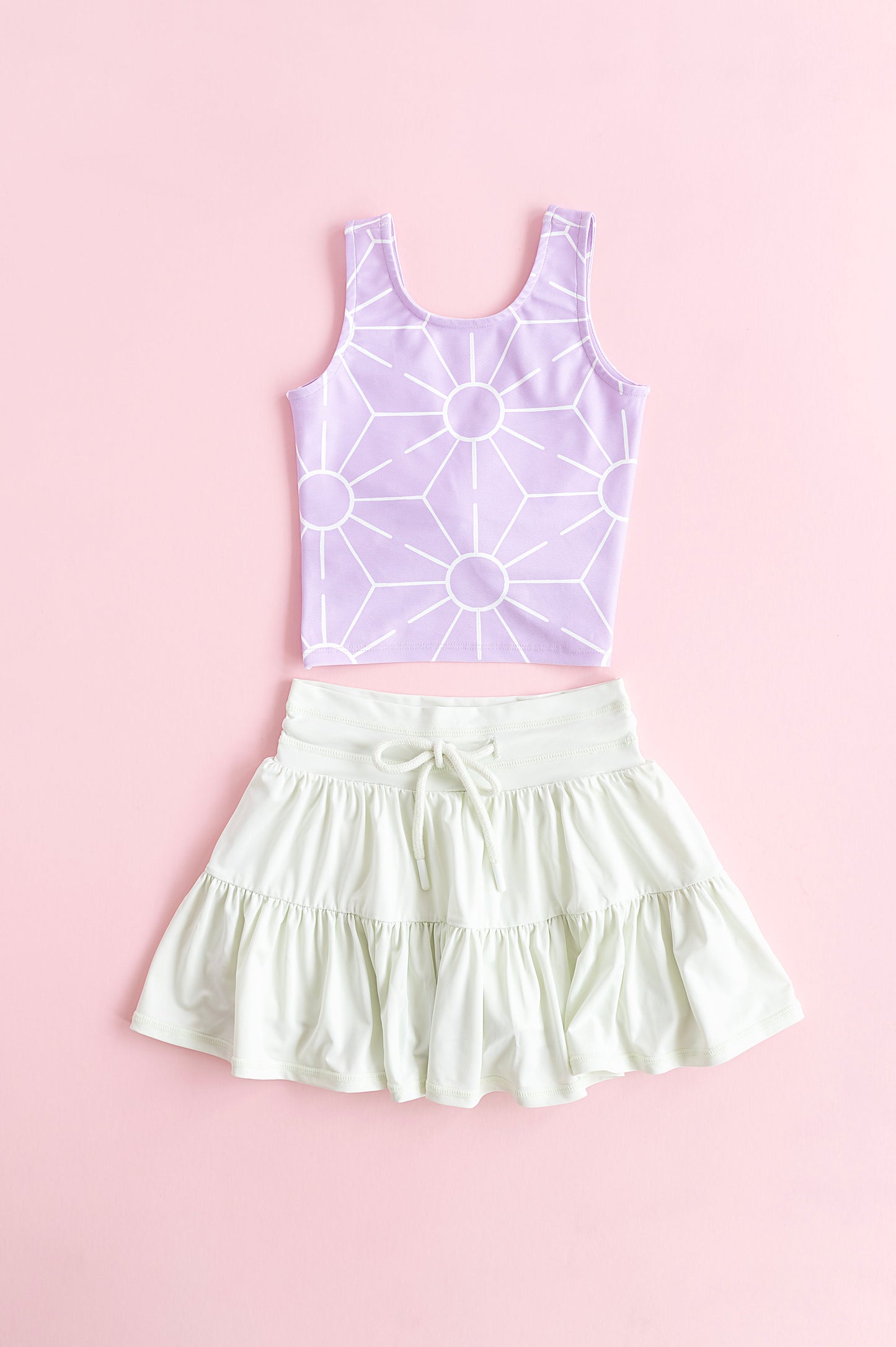 Hint of Mint | 2-tiered Skort