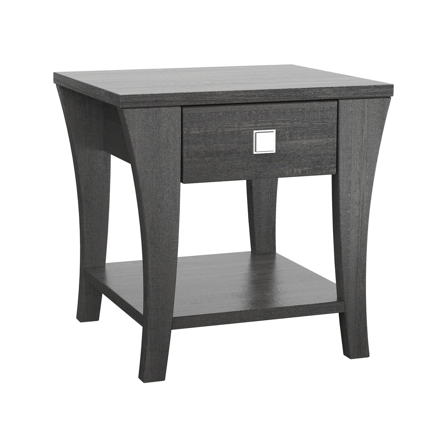 Furniture of America Amity End Table, Gray