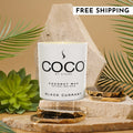 Black Currant Natural Coconut Apricot Wax Candle