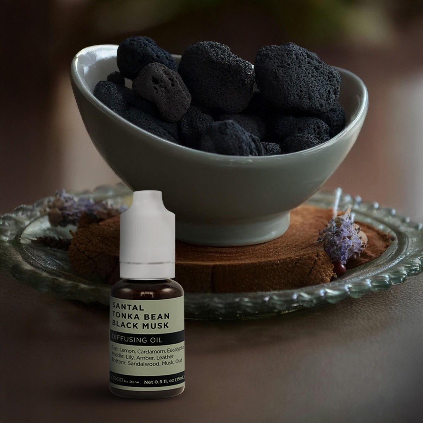 Diffusing Oil (Santal | Tonka Bean | Black Musk)