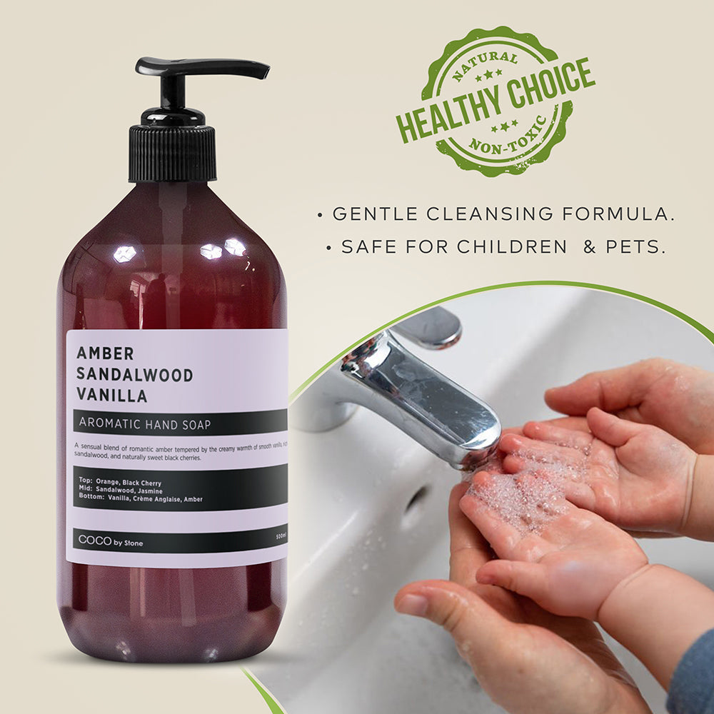 Amber | Sandalwood | Vanilla Hand Soap