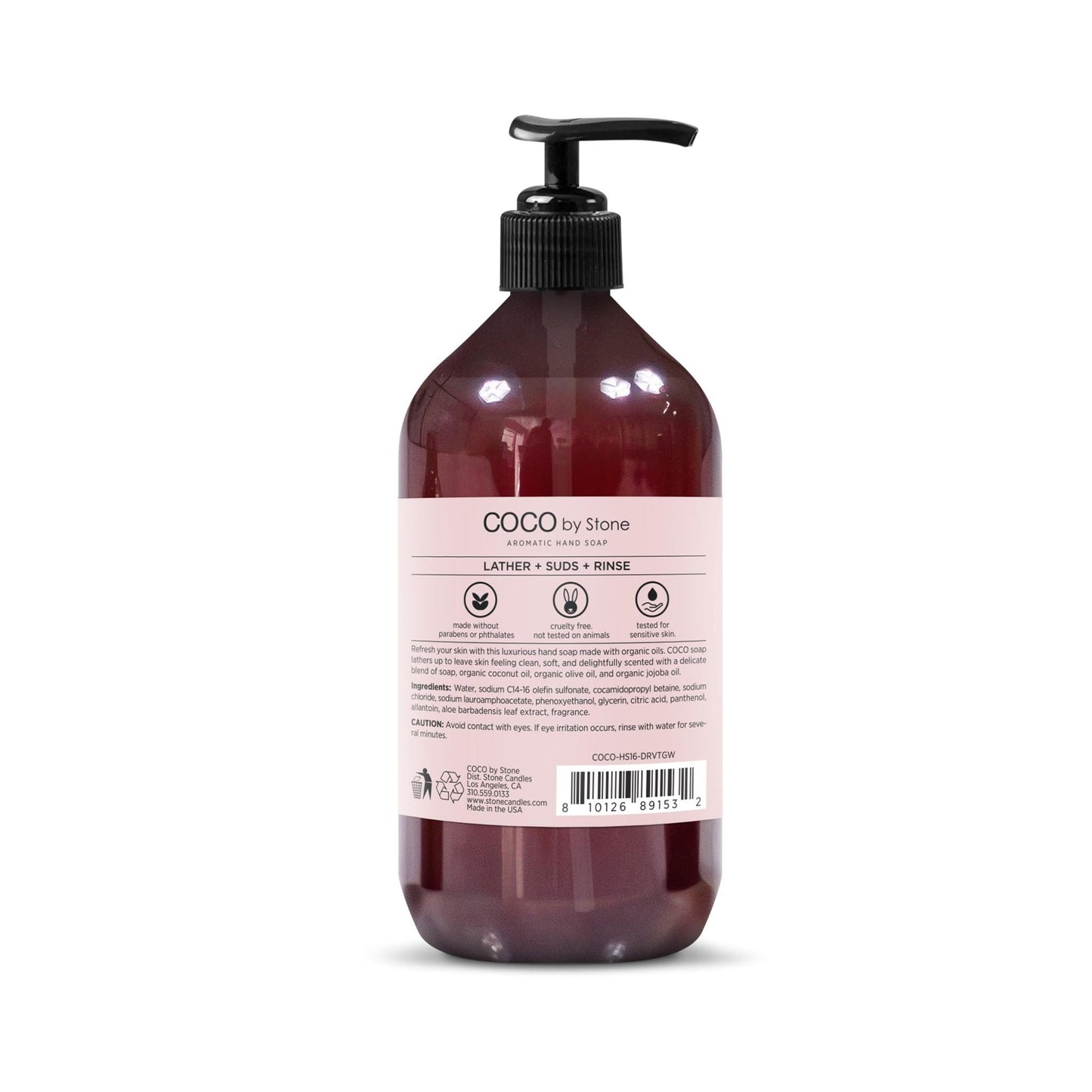 Damask Rose | Vetiver | Guaiac Wood Hand Soap