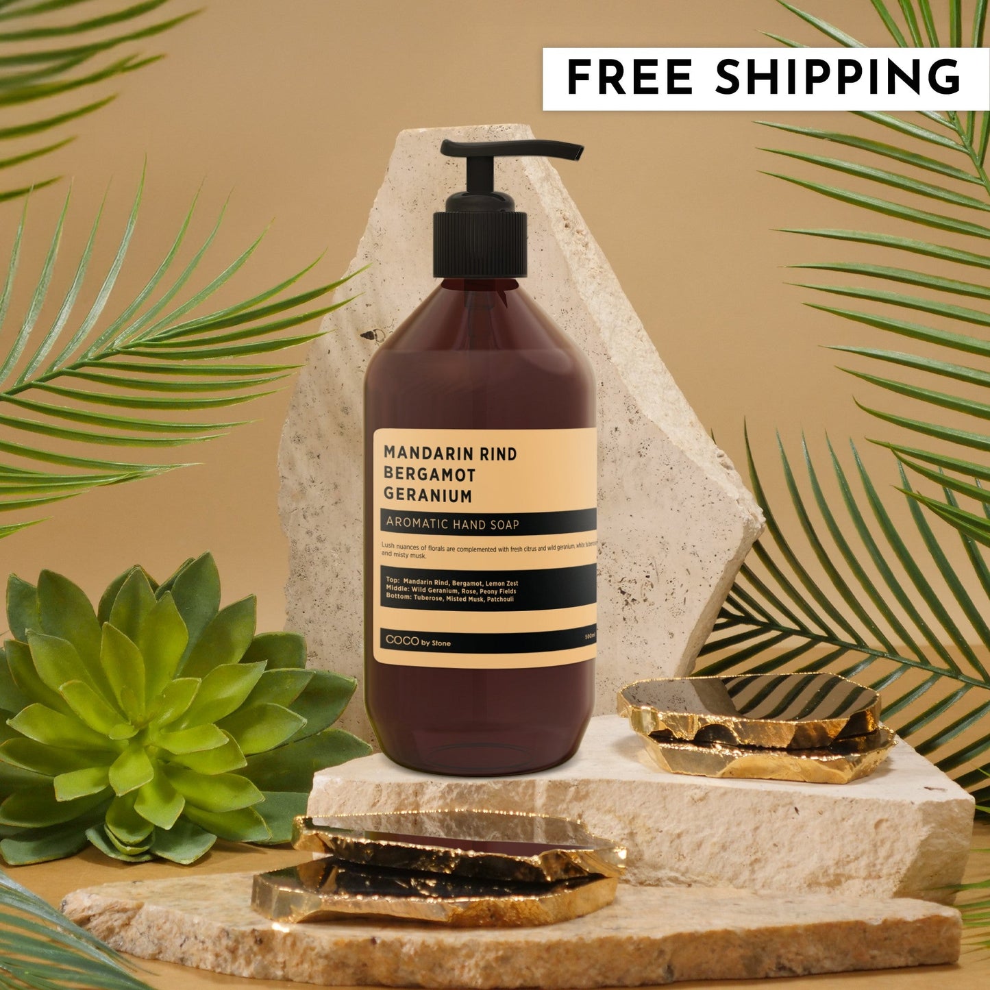 Mandarin Rind | Bergamot | Geranium Hand Soap