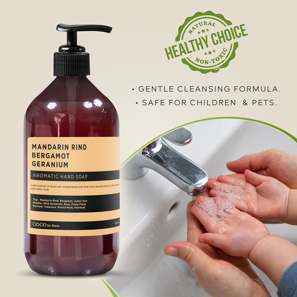 Mandarin Rind | Bergamot | Geranium Hand Soap