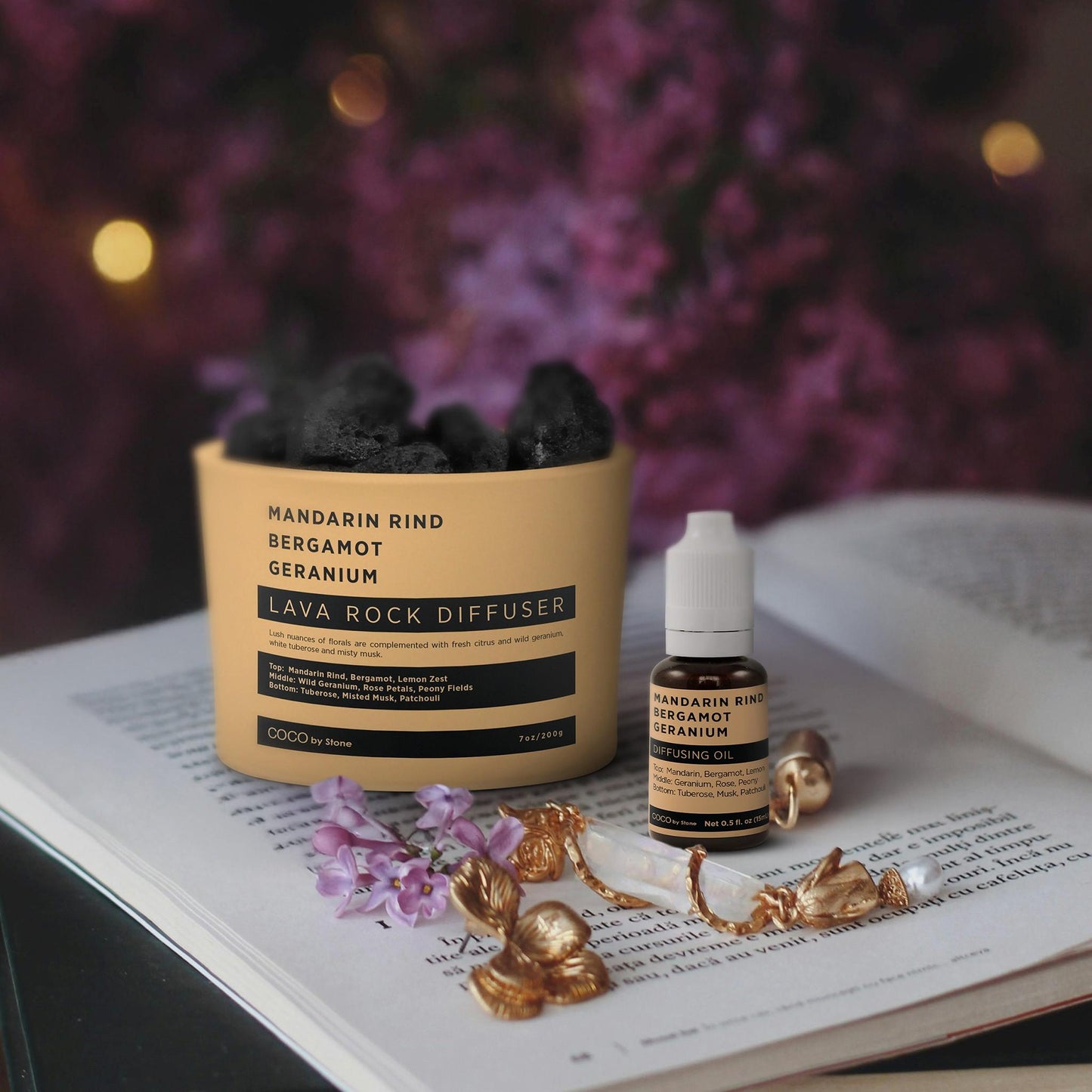 Diffusing Oil (Mandarin Rind | Bergamot | Geranium)