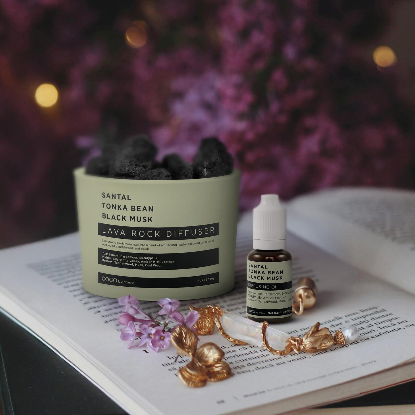 Diffusing Oil (Santal | Tonka Bean | Black Musk)