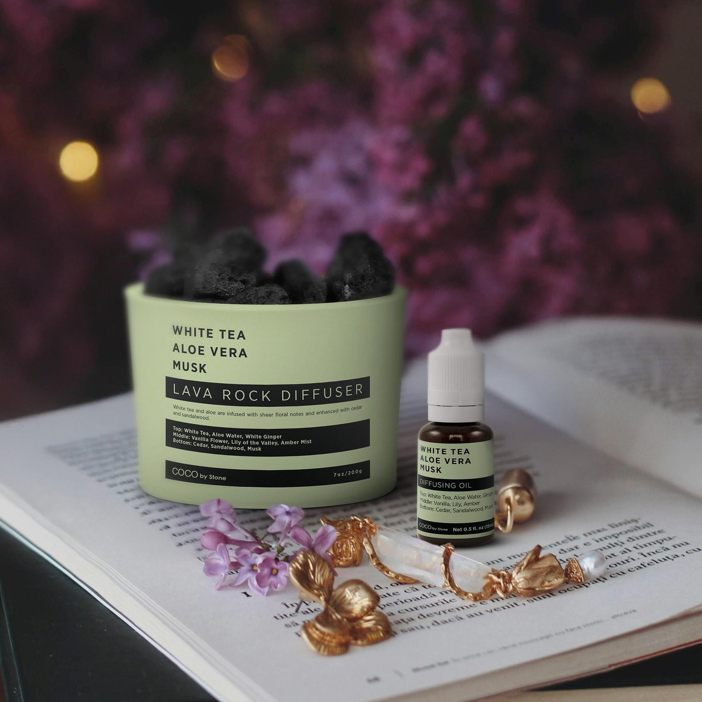 Diffusing Oil (White Tea | Aloe Vera | Musk)