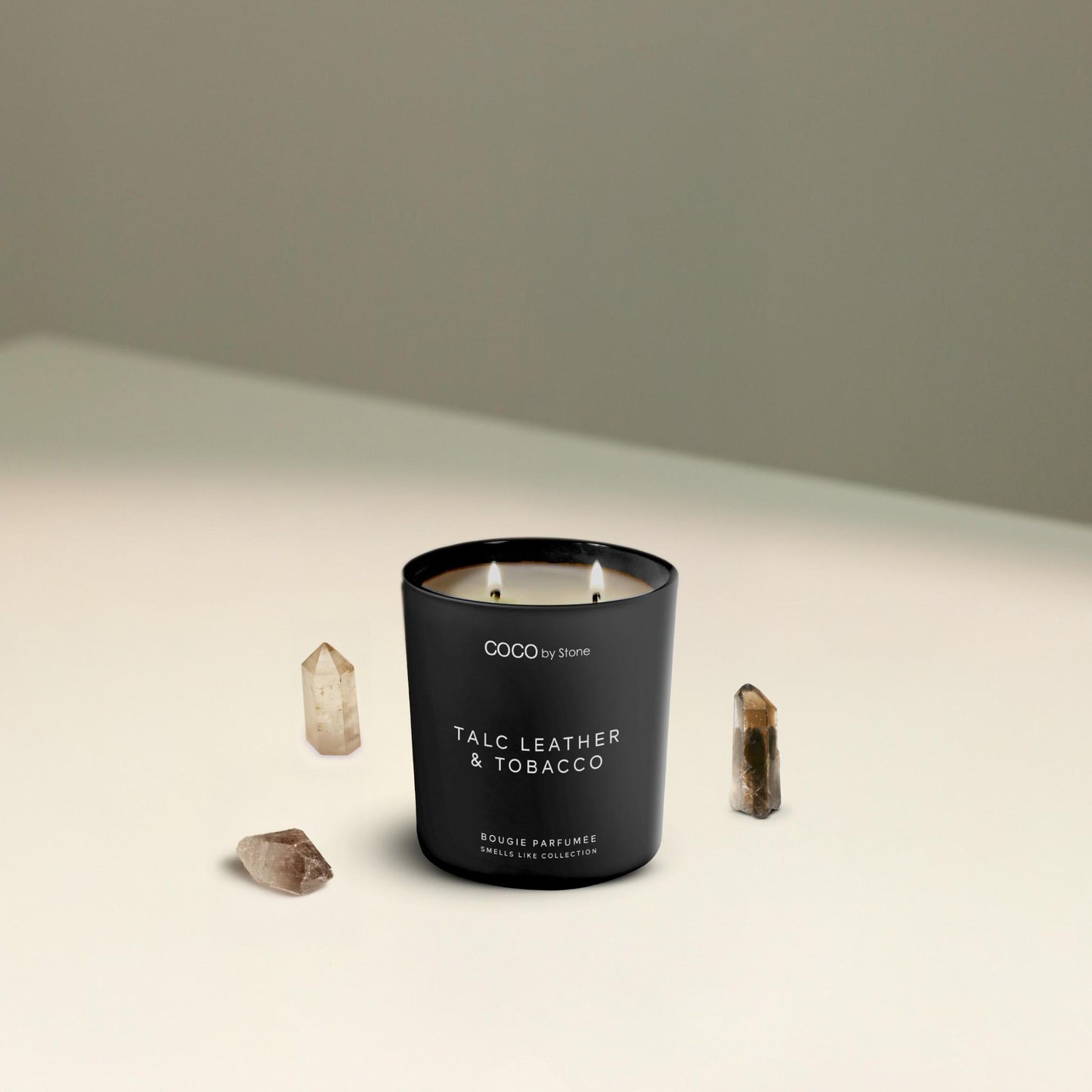 11oz Smells Like Talc Leather & Tobacco Candle