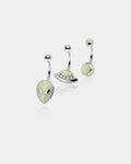 3PCS Alien Glow-in-the-Dark Belly Rings