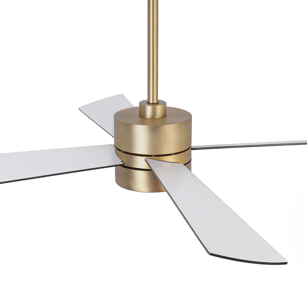 52 Inch Bucholz Industrial Dimmable RGB LED Ceiling Fan with Remote and APP Control
