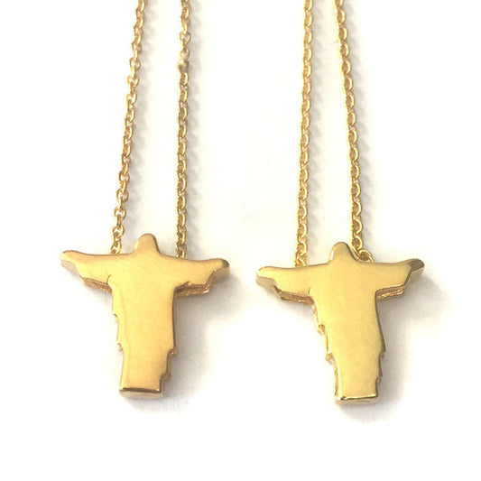 THE CHRIST SCAPULAR Male Cross Necklace - Men's Fashion Jewelry