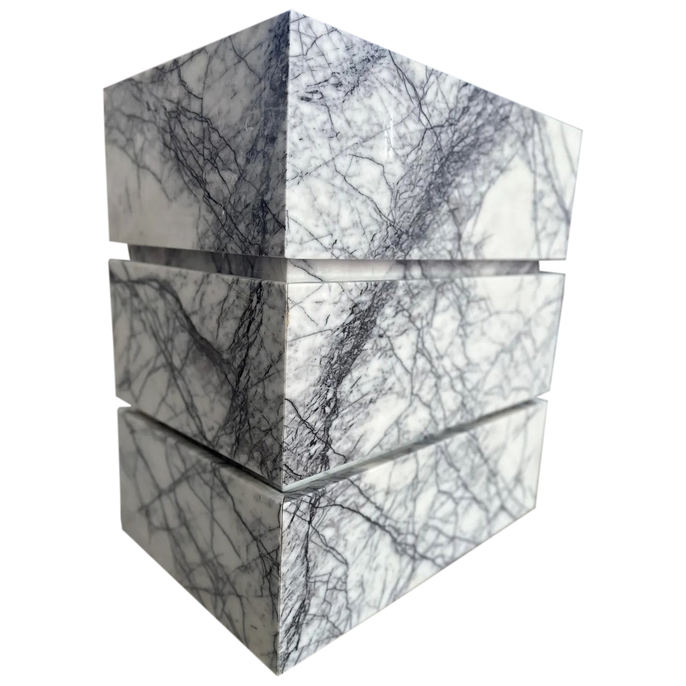 Calacatta Viola Marble Stand-Alone Drawer Sink (W)20" (L)30" (H)34"