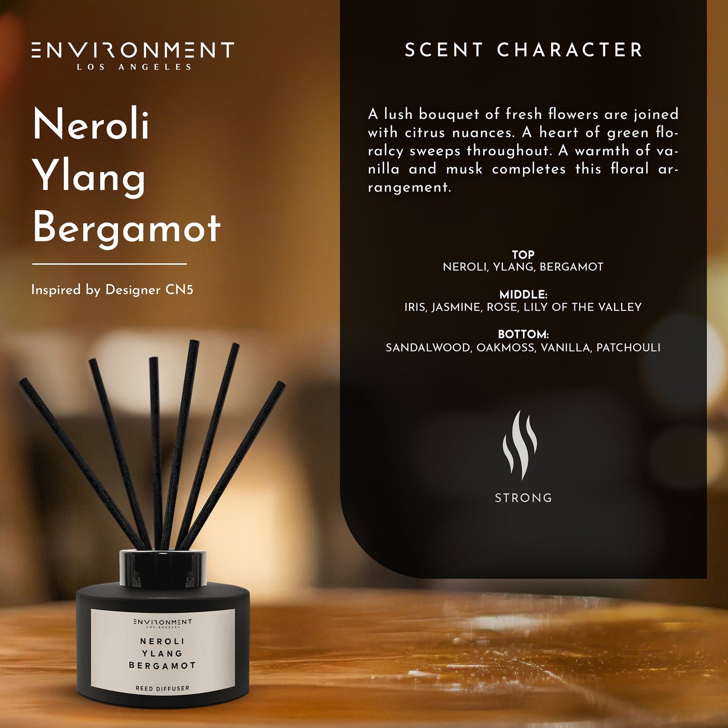 Neroli | Ylang | Bergamot Diffuser (Inspired by Chanel Chanel #5®)