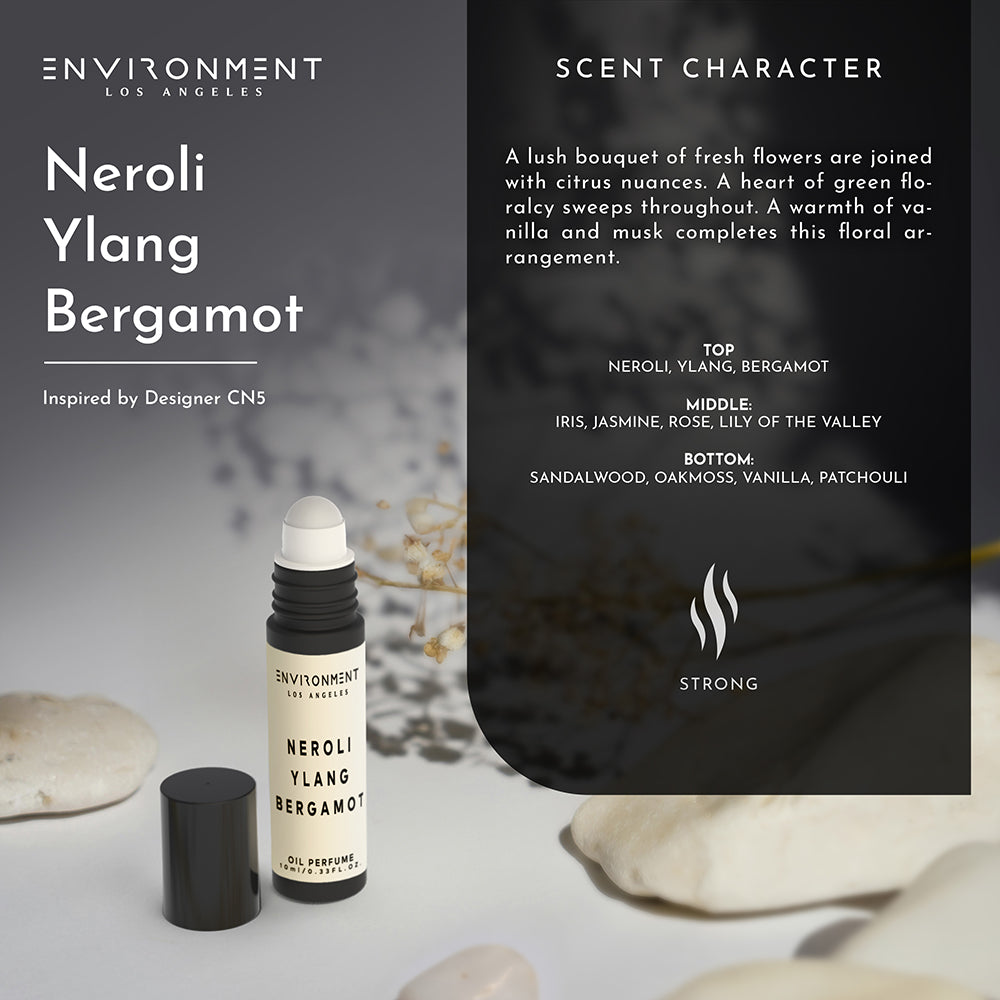 Neroli | Ylang | Bergamot Roll-on Oil Perfume (Inspired by Chanel Chanel #5®)
