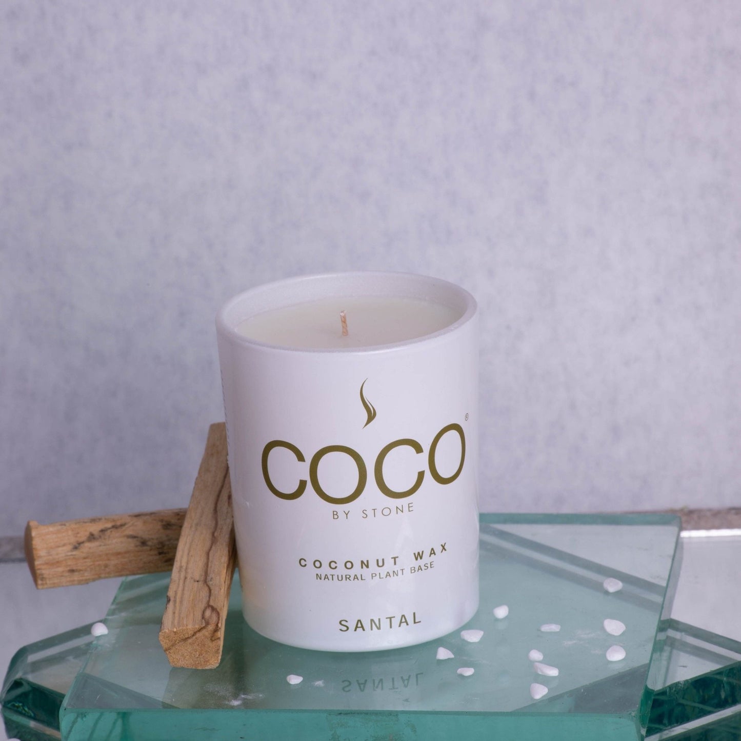 Santal Natural Coconut Apricot Wax Candle