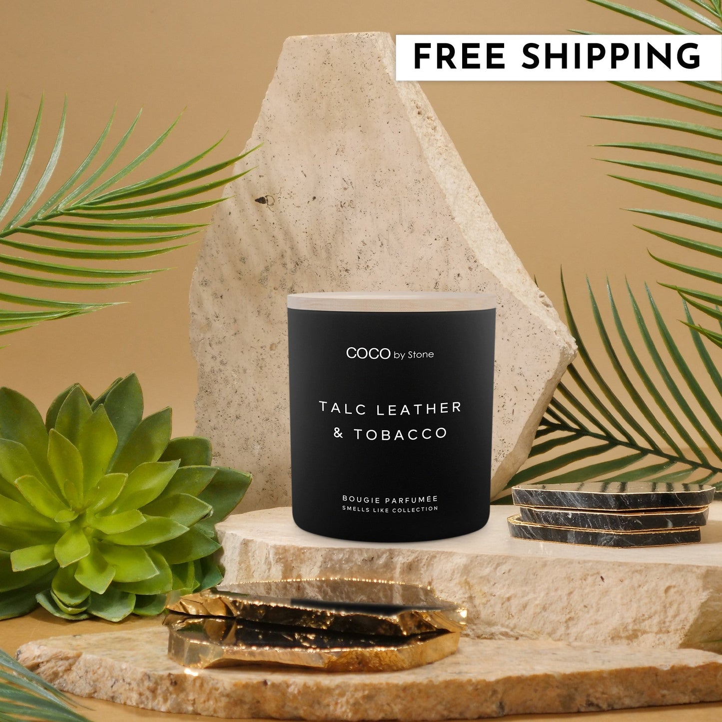 11oz Smells Like Talc Leather & Tobacco Candle