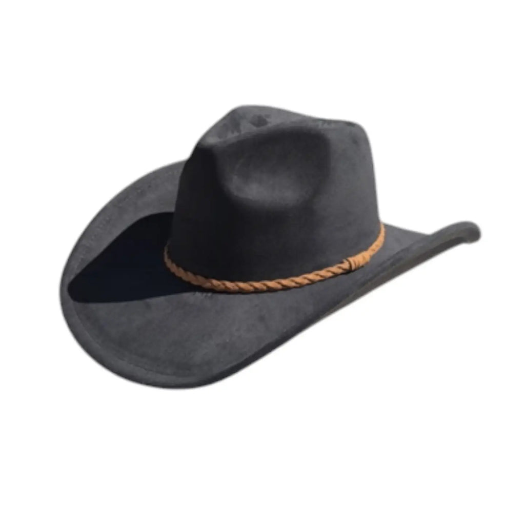 Classic Vegan Suede Western Cowboy Hat – Trendy & Timeless