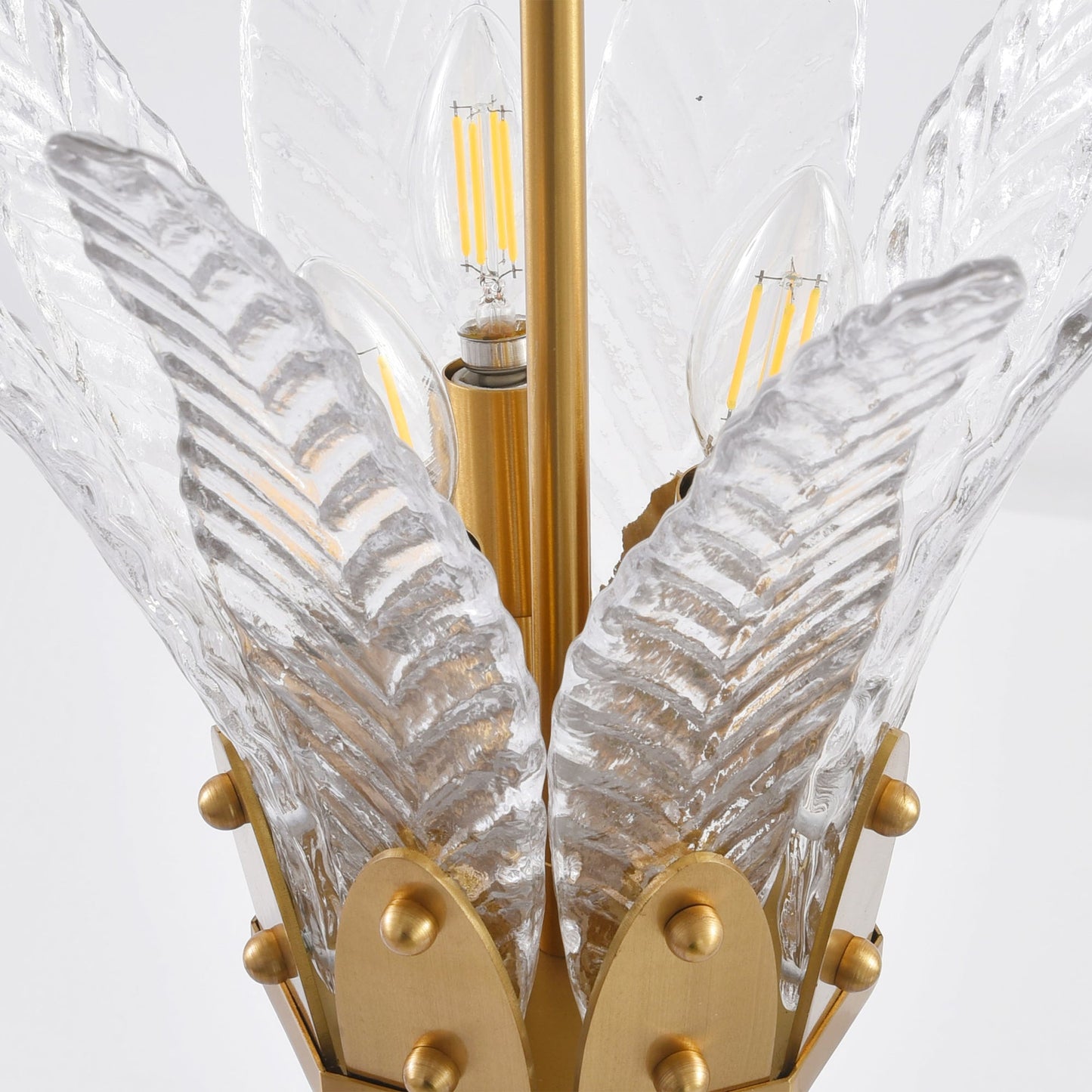 17 Inch Vito 3-Light Feather-shaped Island Pendant Light