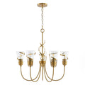 26 Inch Uriah 5-Light Golden Chandelier