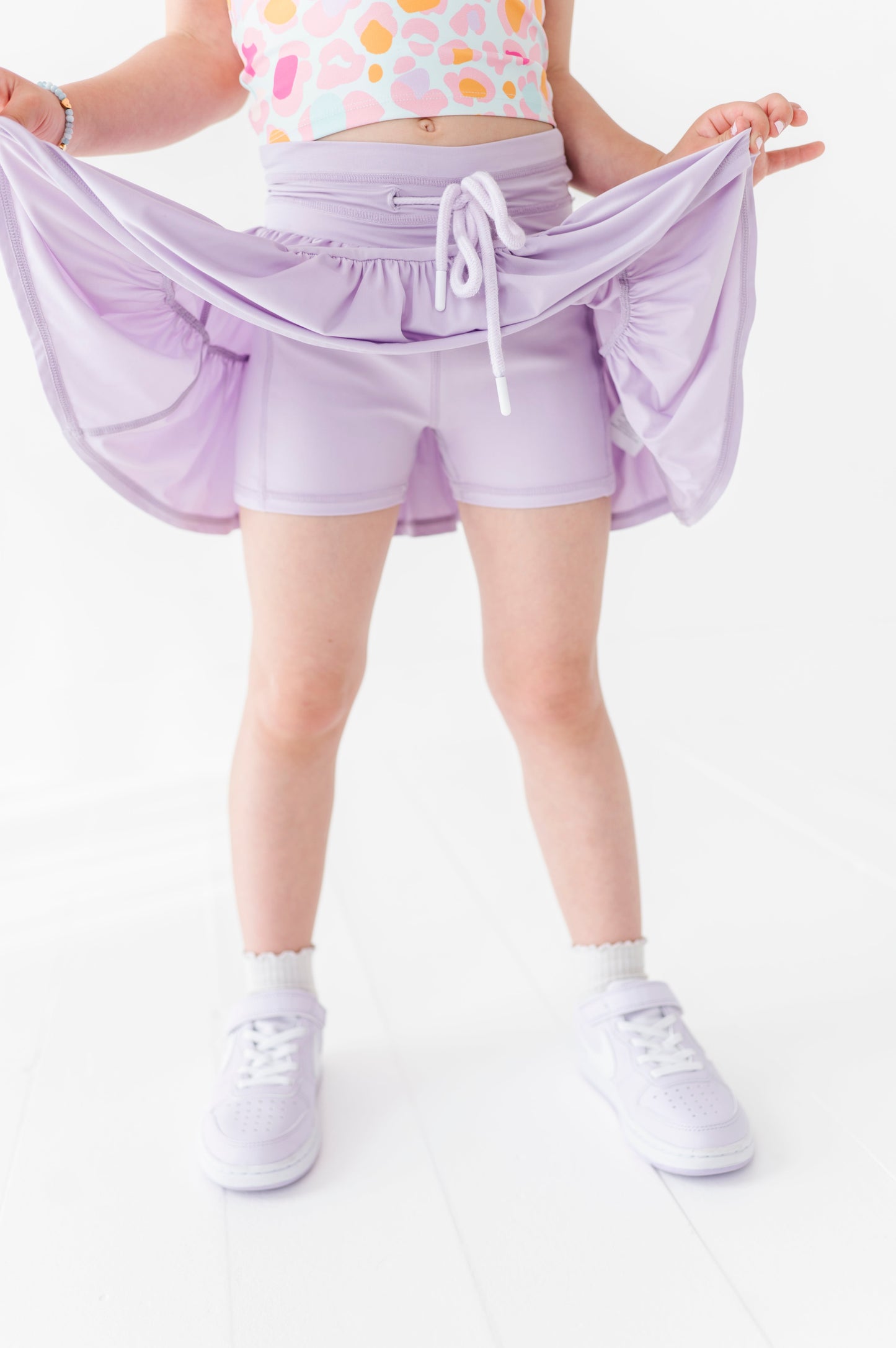 Very Violet | 2-tiered Skort