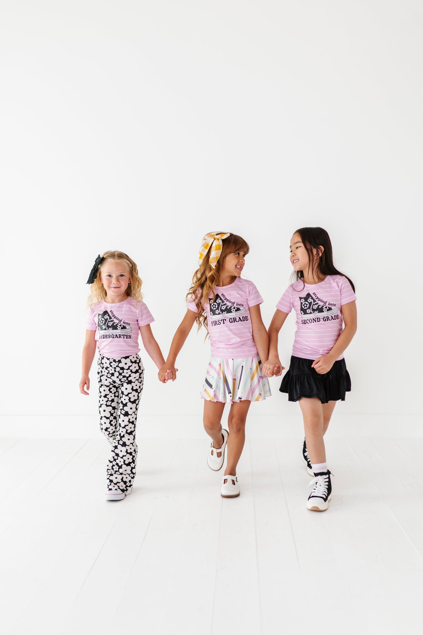 GIRLS “Stepping into…” Grade Level Tee (10yr + 12yr ONLY left)