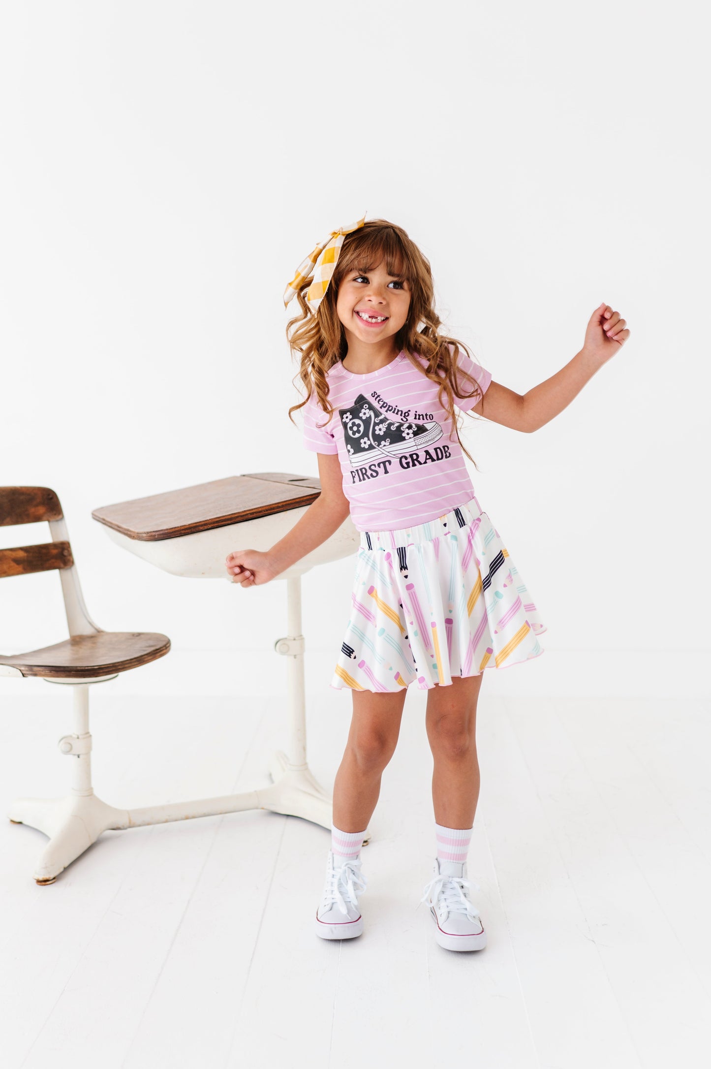 GIRLS “Stepping into…” Grade Level Tee (10yr + 12yr ONLY left)